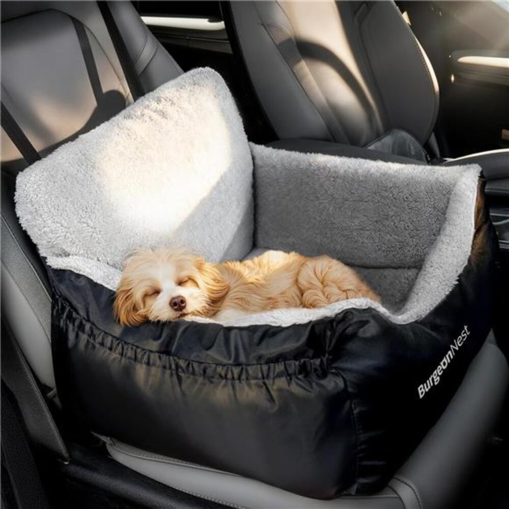 Dog Car Seat for Small Dogs, Soft Pet Car Travel Home Bed‎ Under 25 lbs